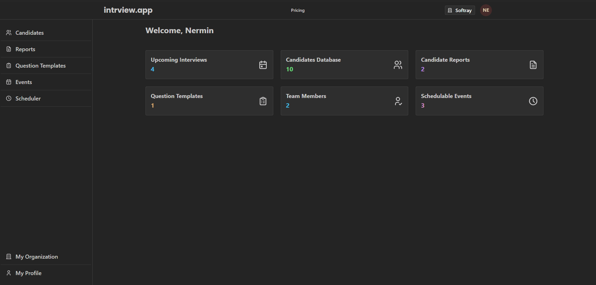 Dashboard preview